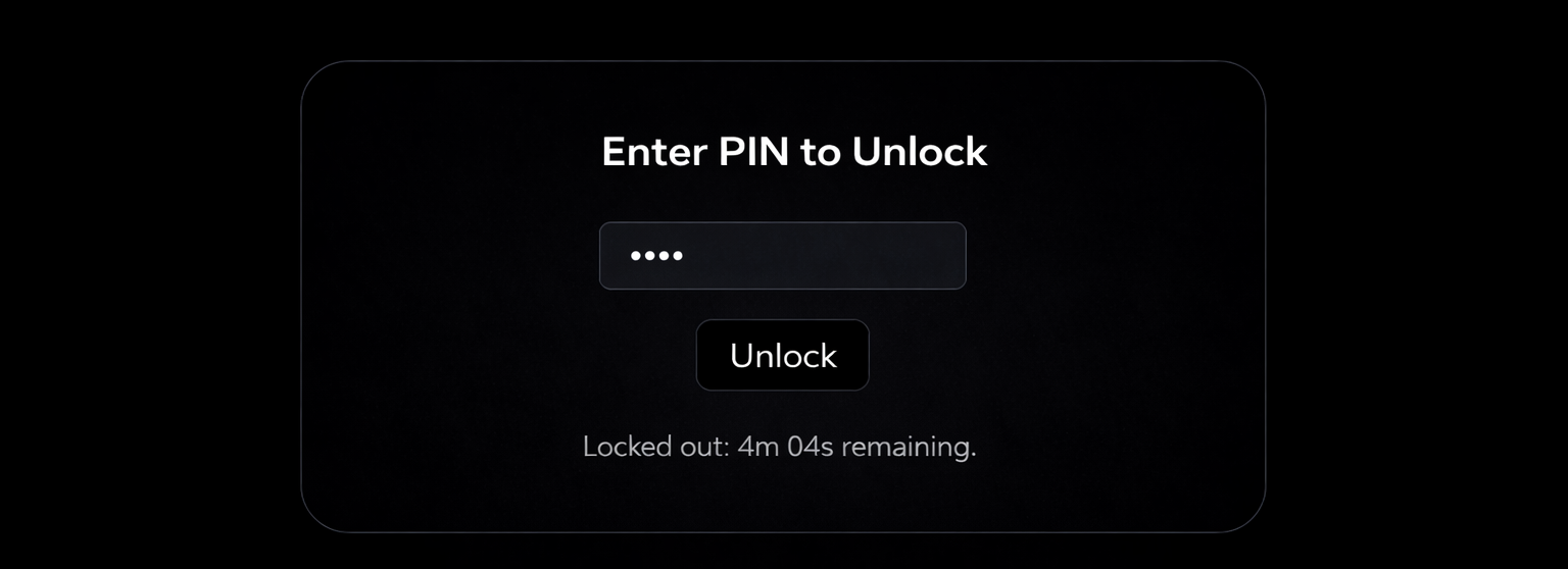 Lockouts and self-destruct protection