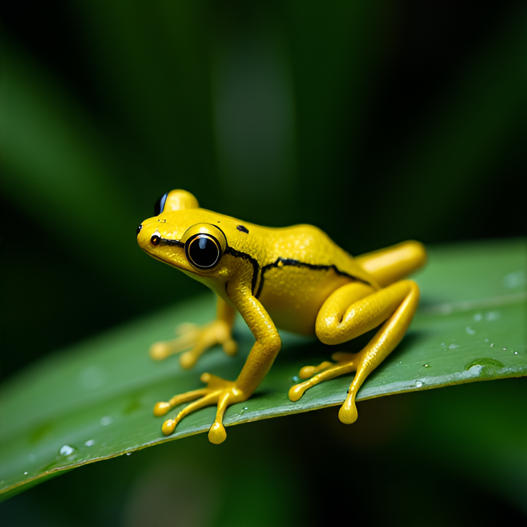 yellow frog